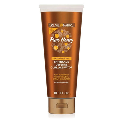 Creme of Nature - Pure Honey Activador de Rizos, con Miel Pura, Aceite de Coco y Manteca de Karité, Define, Alarga y Prolonga los Rizos, Sin Aclarado, para Pelo Rizado - 310 ml