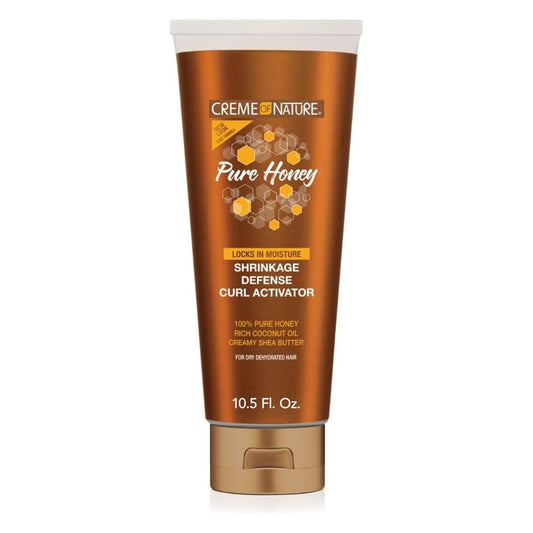 Creme of Nature - Pure Honey Activador de Rizos, con Miel Pura, Aceite de Coco y Manteca de Karité, Define, Alarga y Prolonga los Rizos, Sin Aclarado, para Pelo Rizado - 310 ml