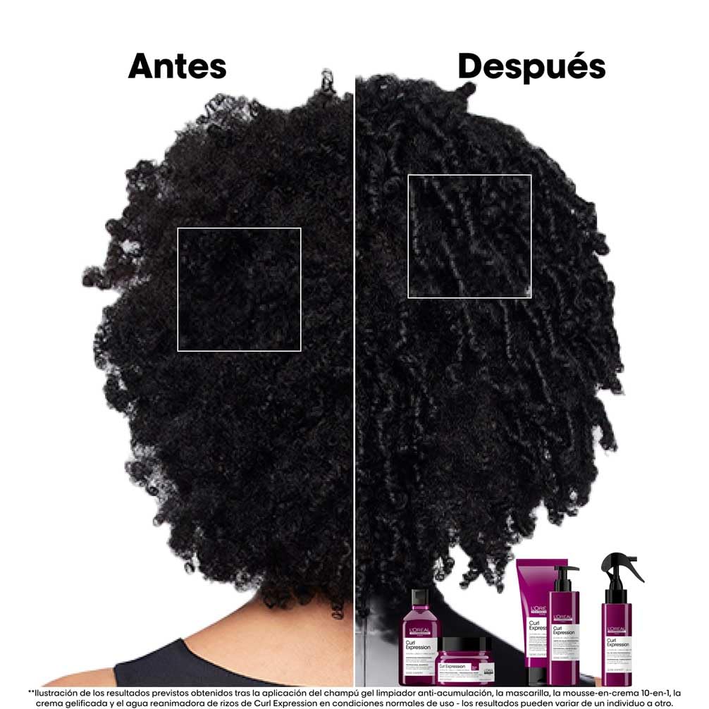 L’Oréal Professionnel, Crema Gelificada De Definición, para Cualquier Tipo De Rizos & Ondas, Curl Expression, 250 ml