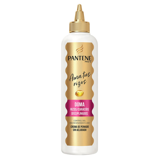 Pantene Pro-V Crema De Peinado Sin Aclarado Para Unos Rizos Disciplinados, 270ml, Controla El Encrespamiento Durante 24 Horas