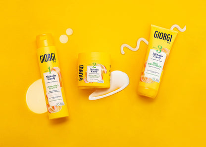 GIORGI Line - Gel Definidor, Método Curly, Rizos Espectaculares, 0% Alcohol, 0% Siliconas, 0% Sulfatos, Con Proteínas Vegetales y Aguacate - 250 ml