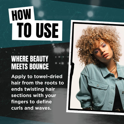BED HEAD by TIGI Catwalk – Curls Rock Amplifier, crema para pelo rizado para unos rizos mejores, 150 ml (el embalaje puede variar)